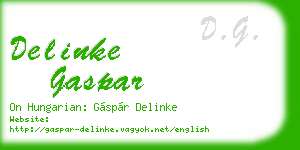 delinke gaspar business card