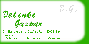 delinke gaspar business card